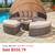 Patio Wicker set with canopy Tan color 2 thumbnail
