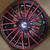 17 inch drag wheels 5x100 5x114.3 5x4.5 gloss red 5 thumbnail