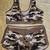 Women's Large Camouflage Two Piece Bathing Suit 1 thumbnail