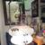 Beautiful Mid- Century Modern glass hanging lamp 4 thumbnail