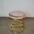 1980's Hollywood Regency Art Deco Brass Vanity Stool 10 thumbnail