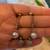 Sterling Silver Studs Earrings with Natural Pearls 5 thumbnail