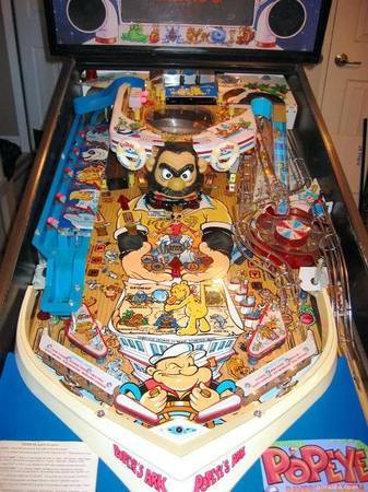 Popeye Pinball Machine 1