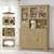 74.2'' Tall Kitchen Pantry Cabinet with Glass Doors, Large Hutched Sto 3 thumbnail