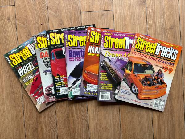 Street Trucks Magazines 8 Issues Aug 1999 - Sept 2000 1