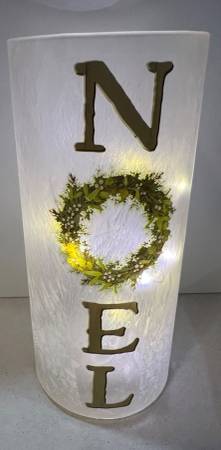 New LED Christmas Luminary NOEL Candle 1