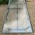 Mid Century Table Coffee Patio Wrought Iron Ripple Glass 4 thumbnail
