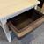 3 Piece Coastal Side Table Set Gray Wood Wicker Basket Drawers 3 thumbnail