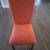 Six orange dining room chairs 1 thumbnail