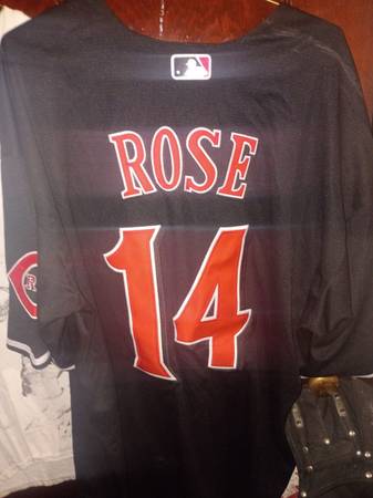 Black Cincinnati jersey Rose 14 1