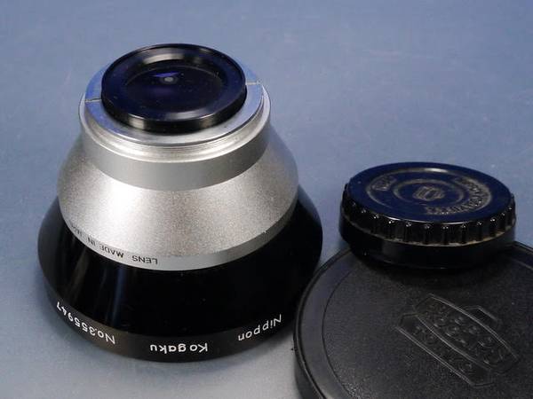 Nippon Kogaku Nikkorex-wide Lens 1:5.6 with caps #355947 1