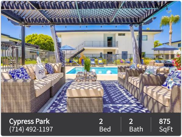 Make yourself at home in comfort and style! 2 Bed / 2 Bath 875 SqFt 1