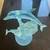 Vintage Donjo Acrylic Double Dolphin Sculpture 3 thumbnail
