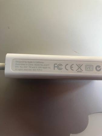 Original Apple USB To Ethernet Adapter Model A1277 1