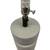 Table Lamp White Gray Shade Post Modern Brutalist Contemporary 9 thumbnail