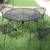 Vintage Woodard Wrought Iron Patio Set-Table+4 Chairs-1950's 1 thumbnail