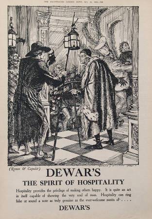 Original 1924 Dewar's Whisky Ad 1
