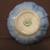 5.5 inch diameter Royal Copley petal bowl with bluebird on the top 2 thumbnail