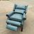 LANE Wingback Leather Recliner Reclining Chair 10 thumbnail