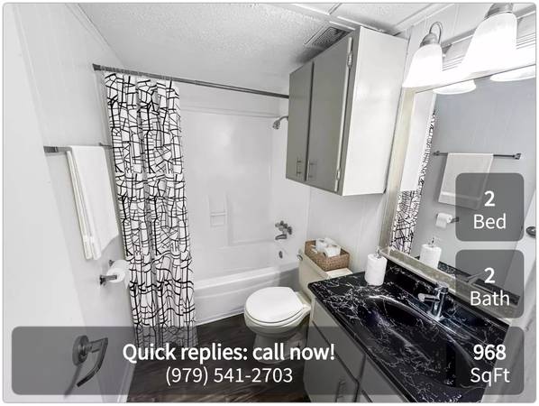$960 / 2br - 968ft2 - Where memories are made: Experience our spacious 2 BR. (College Station)63884894439169121