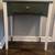 Olive/Ivory Entry Table - Custom Refinished Antique 7 thumbnail