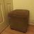 Square Ottoman with Microfiber Fabric & Nail Head Trim 3 thumbnail