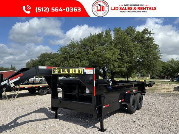 2026 Texas Pride - 14' X 2' - Gooseneck Dump Trailer - 16k GVWR 1