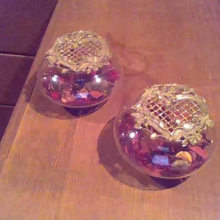 ❤️ Matching Potpourri Holders...With Metal Heart Tops❤️ "CLEAN" 1