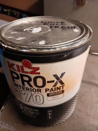 PAINT in Gallon Cans White and Gray - $20 (11224)63471376192385121