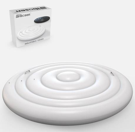 Sibosen Inflatable Hot Tub Cover with Handle, One Size Fits All Portab 1