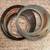 Large C. Jeré Style Interlocking Circles Wall Sculpture – Mixed Metal Spiral, 2 thumbnail