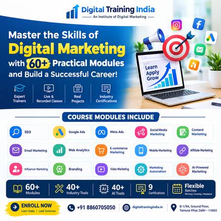 Master Digital Marketing with 60+ Practical Course Modules 1