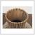 Barbara Eigen Ribbed Ceramic Vases, Pair 11 thumbnail