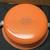 NEW - Orange Fiesta 4 Qt Persimmon Enamelware Oval Roaster with Lid 7 thumbnail