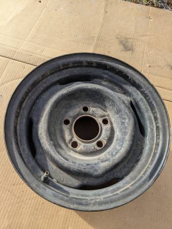 14" rim ... 5x4.5" single wheel 1