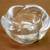 Kamelia Crystal Candleholder and candle by Holmegaard, new/unused 8 thumbnail