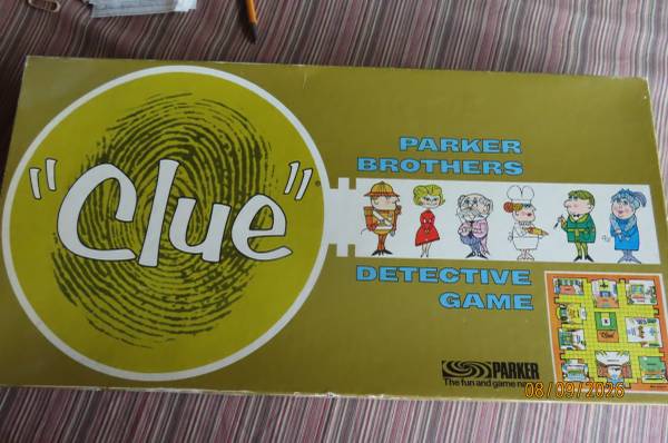 Vintage Clue Board Game 1