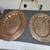 Pair of Large Solid Copper Trays Platters 15 thumbnail