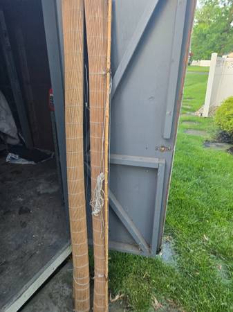 2 bamboo hanging blinds 1