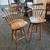 2 Vintage Wood Stools 1 thumbnail