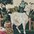Antique Victorian Framed Needlepoint Woman Girl Goat Landscape Tapestr 7 thumbnail