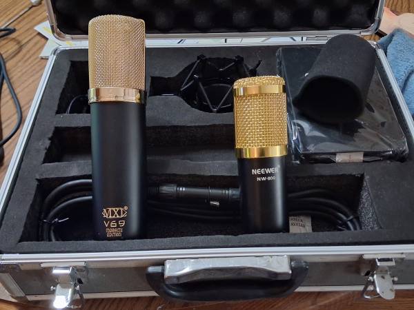 Professional recording mics never used 1