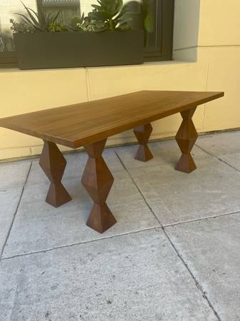 Custom Crafted Table Bench 1
