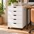 Drawer Units on Casters-White-5 Drawer 1 thumbnail