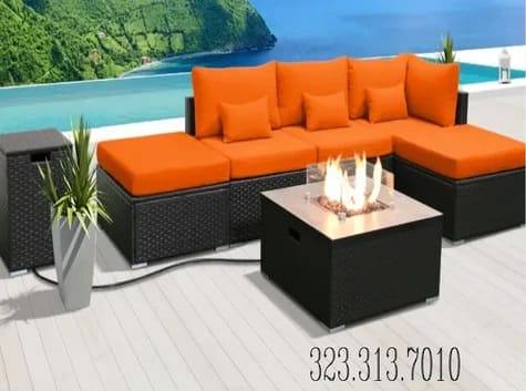 Family Fireside Moments: Patio Bliss with Fire Pit Tables 1