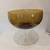 Large Clear & Brown Glass Cup/Flower Vase H 9.5" x Top W 8.25" 2 thumbnail