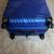 Blue hard shell suitcase with wheels and pull out handle 6 thumbnail