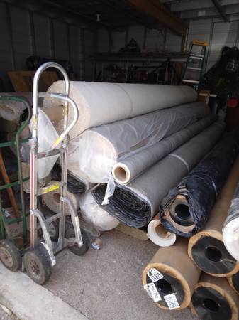 New carpet and Vinyl flooring $.50 sq ft. 1