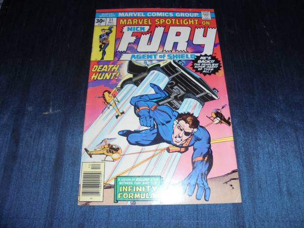 Marvel Spotlight # 31, Marvel Comics, Dec. 1976!! NICK FURY is Immorta 1