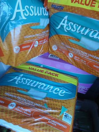 HUGE Lot BRAND NEW Assurance Depends Ladies XL Adult Diapers - $50 (FEDERAL WAY)63471420977793122